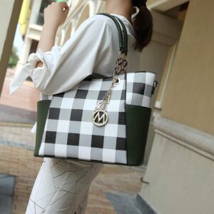 MKF Collection Tote Bag for Women, Handbag Set with Wallet-Top-Handle Bag Vegan Leather Purse by Mia K