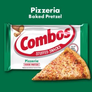 COMBOS Pizzeria Snacks - Pizza and Pretzels Snack Bags 1.8 Ounce, Pack of 18, Baked Pretzel Snack COMBOS Bulk Box A full box of 180 pieces will be sent